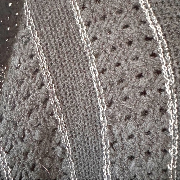 BCBG MaxAzria Black Poncho Sweater - Picture 6 of 12